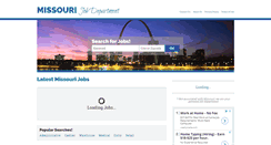 Desktop Screenshot of missourijobdepartment.com